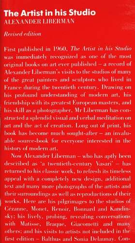 The Artist in his Studio -- Alexander Lieberman