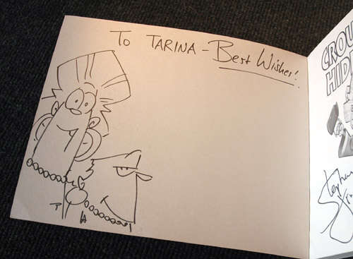 Crouching Madam Hidden Maid - Stephen Francis & Rico (SIGNED copy with cartoon)