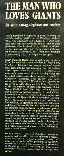 The Man who loved Giants - David Shepherd's Life Story