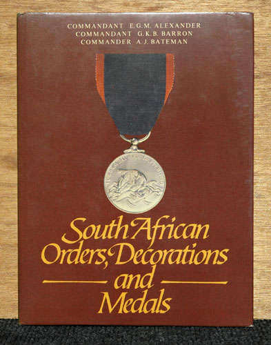 South African Orders, Decorations and Medals -- Alexander, Barron, Bateman