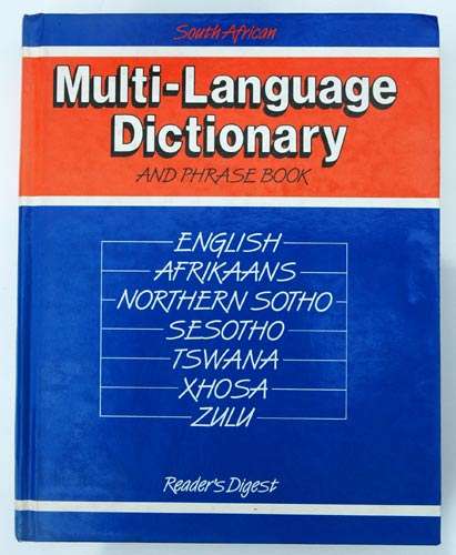 South African Multi-Language Dictionary and Phrase Book -- Reader's Digest
