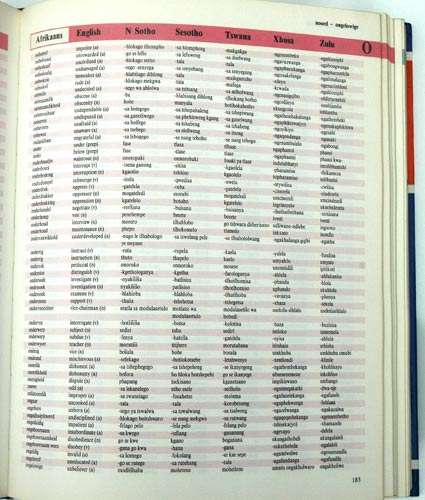 South African Multi-Language Dictionary and Phrase Book -- Reader's Digest