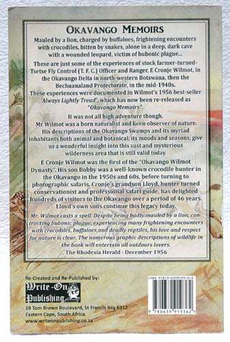 Okavango Memoirs -- E. Cronje Wilmot