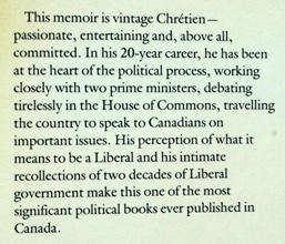 Straight from the Heart -- Jean Chretien (signed)