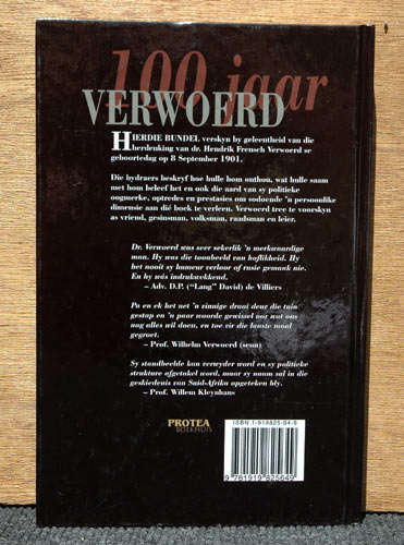 So Onthou ons hom Verwoerd -- Willem Verwoerd