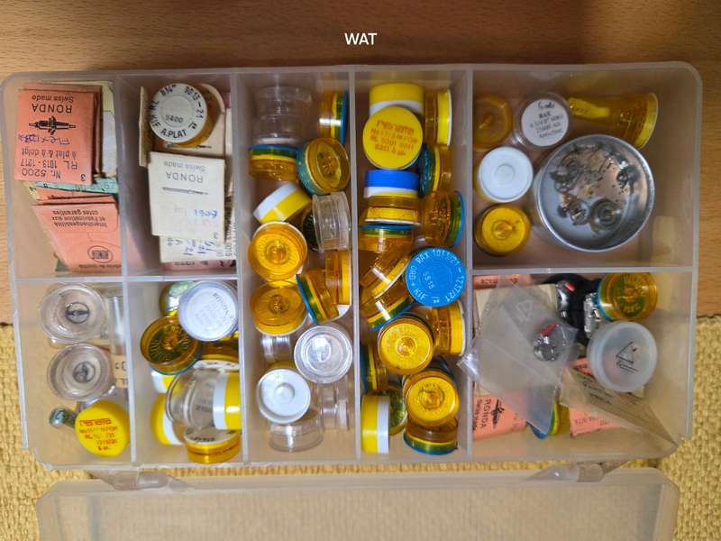 Mixed LOT of NOS watch Parts