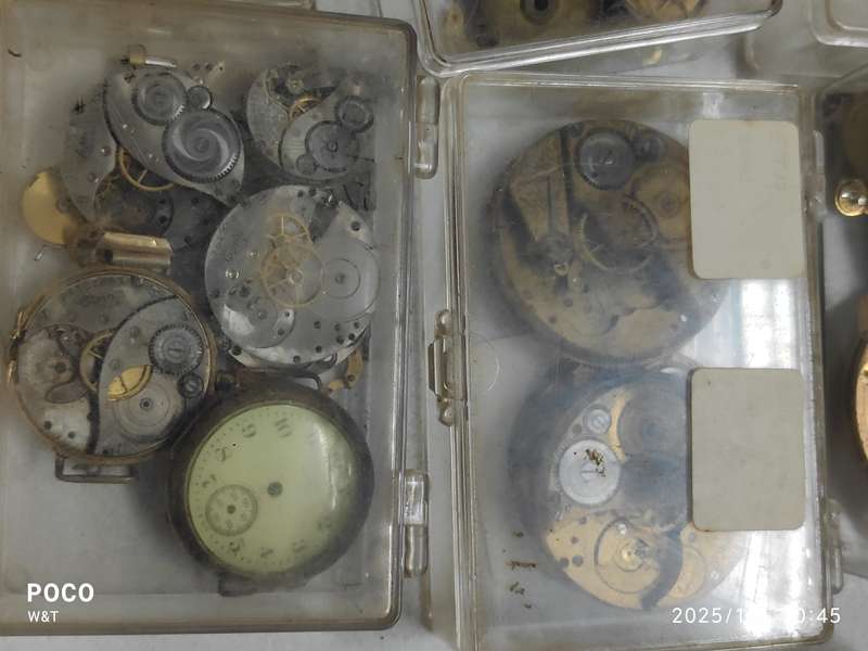 Elgin Lot of movements/parts