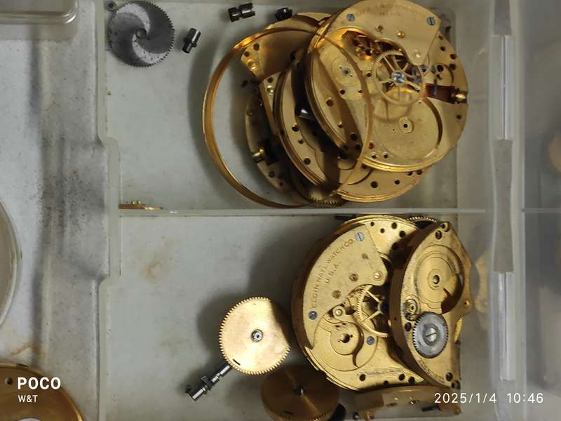 Elgin Lot of movements/parts