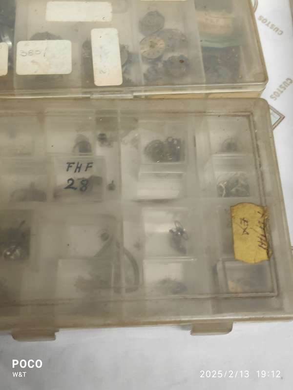 Mixed lot of ETA and Invicta watch parts