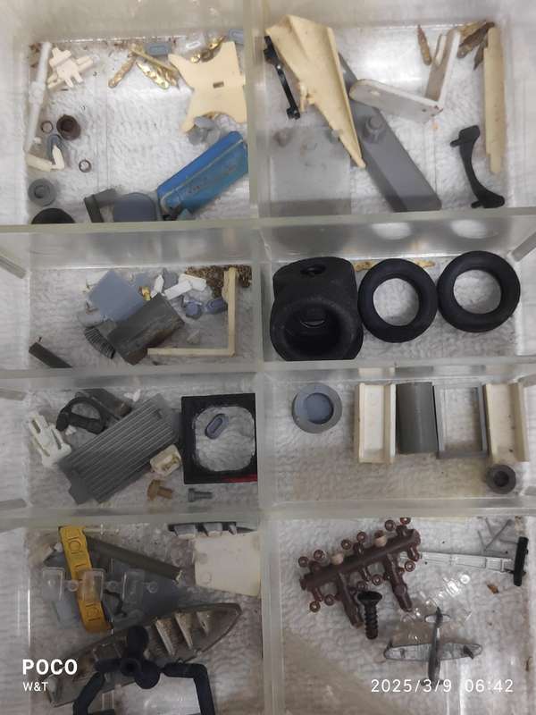 Lots of  ship /airplane/cannon/parts for model /scene builders