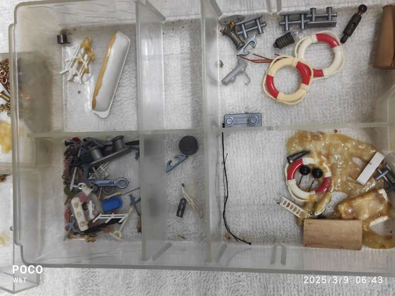 Lots of  ship /airplane/cannon/parts for model /scene builders