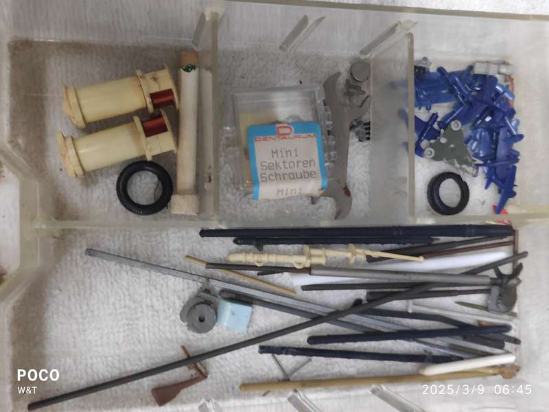 Lots of  ship /airplane/cannon/parts for model /scene builders