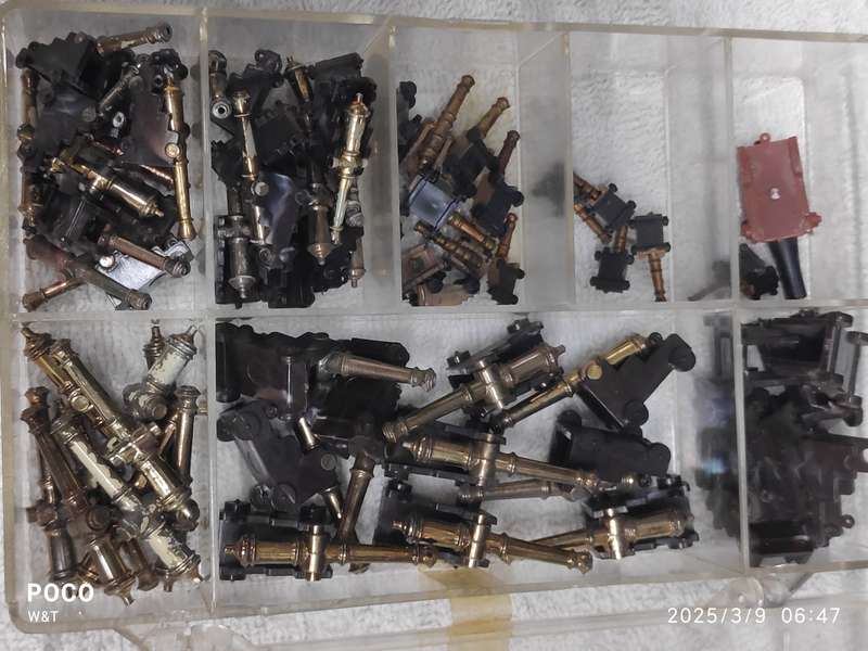Lots of  ship /airplane/cannon/parts for model /scene builders