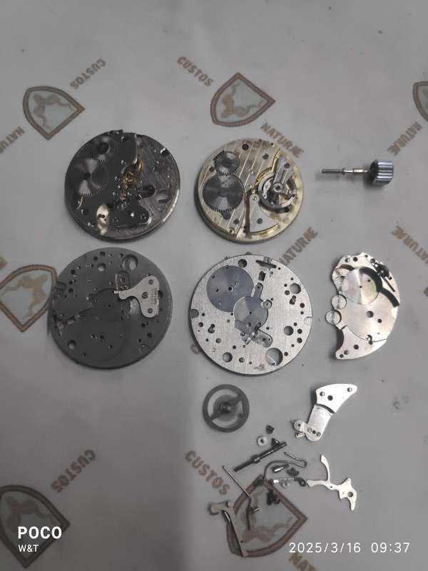 Bargain !!! TOP STOPWATCH Parts Boxes, HEUER, LEMANIA,TISSOT, EXCELSIOR PARK,VALJOUX, CYMA