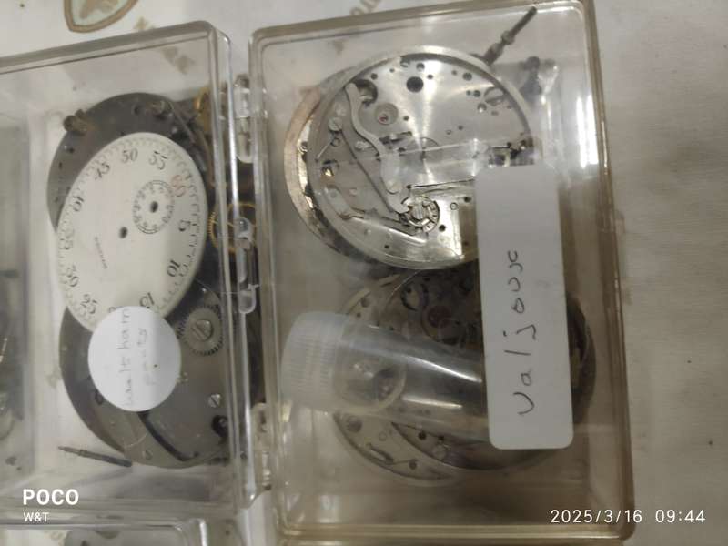 Bargain !!! TOP STOPWATCH Parts Boxes, HEUER, LEMANIA,TISSOT, EXCELSIOR PARK,VALJOUX, CYMA