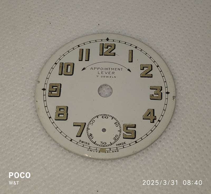NOS pocket Watch Dial