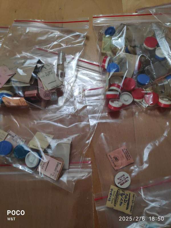 Mixed Bag of NOS watch parts