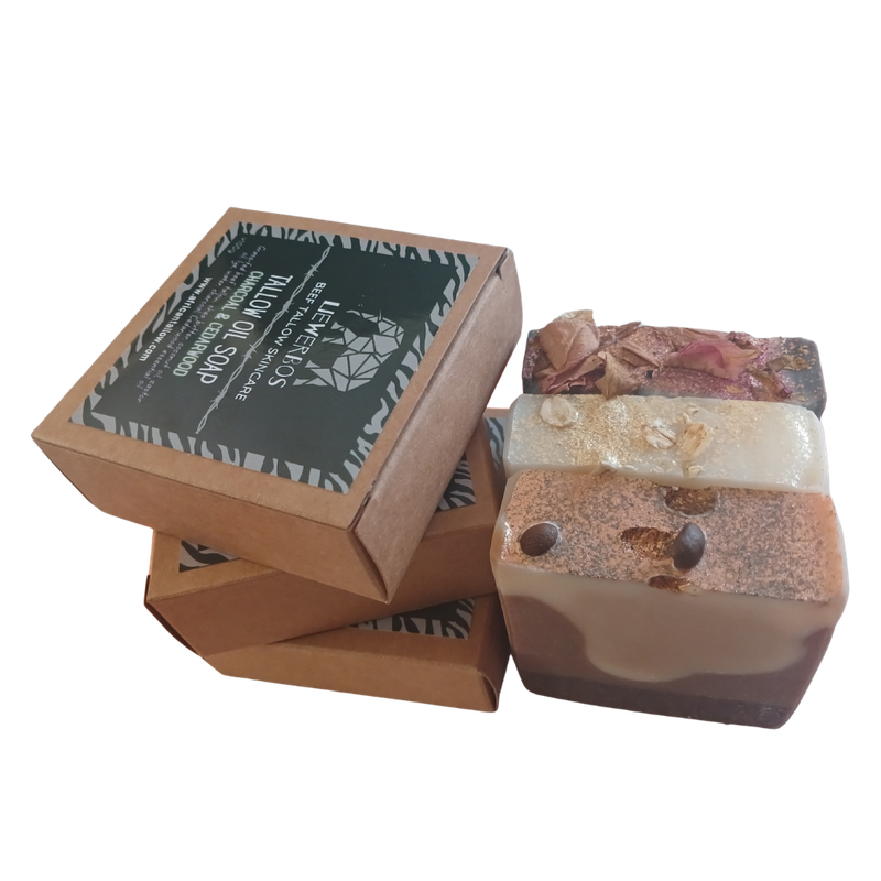 Beef Tallow Oil Soap Trio - 3x >100g