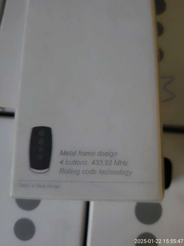 4 buttons remote 433.92MHz Rolling code technology