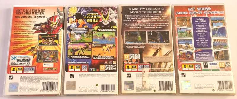 4 Rare psp game bundle