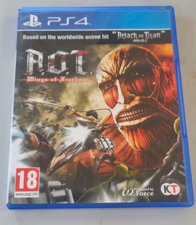 Rare Attack On Titan Wings Of Freedom PS4 Game Complete