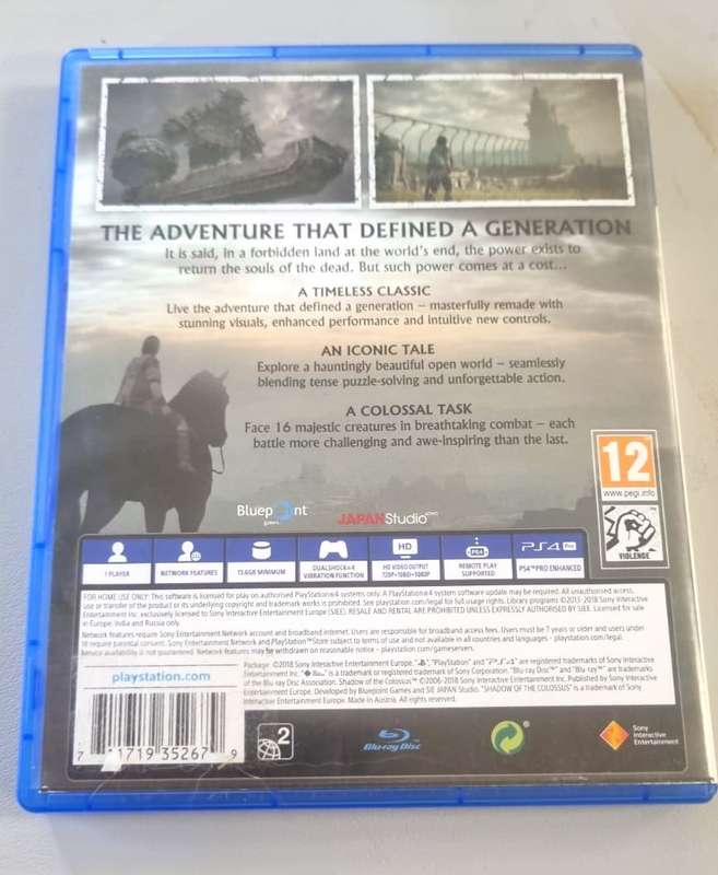 Shadow Of The Colossus PS4