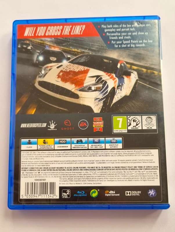 Need For Speed Rivals PS4
