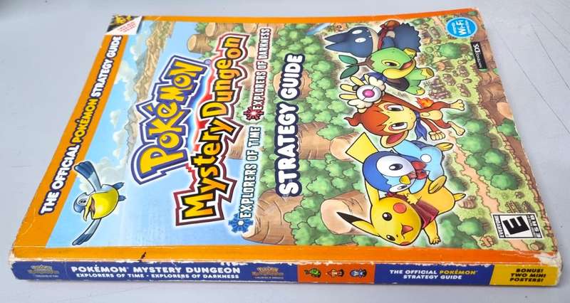 Official Nintendo Rare pokemon mystery dungeon time and darkness stratergy guide