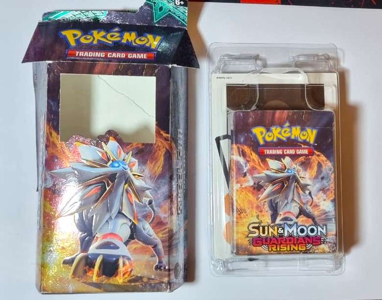 Pokemon Sun And Moon Steel Sun Deck Box