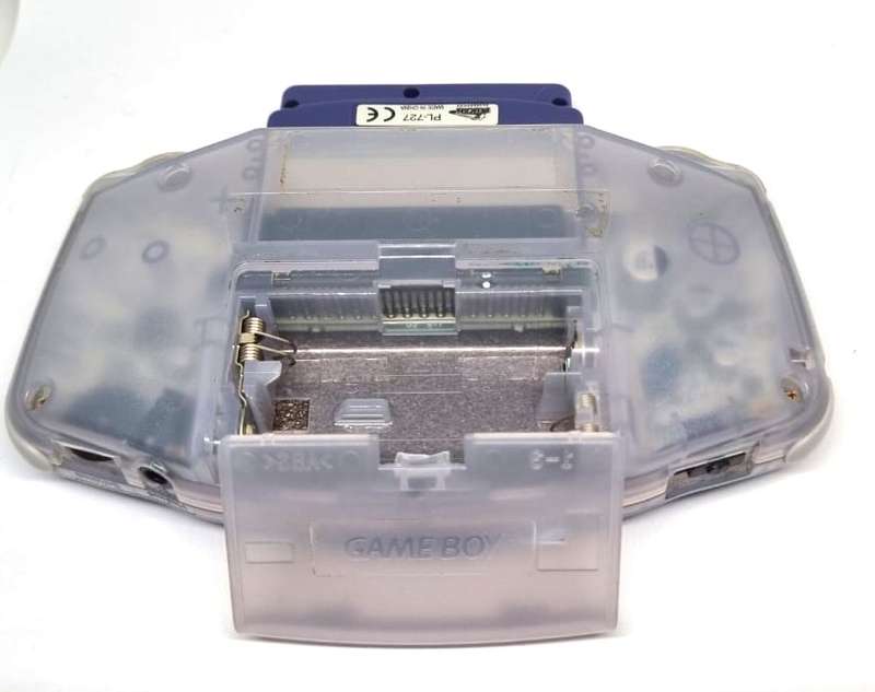 Amazing Condition Crystal Glacier Clear Nintendo Gameboy Advanced Bundle