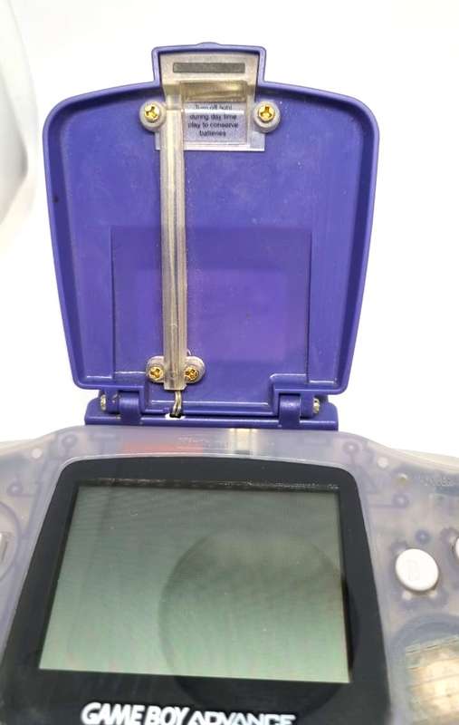 Amazing Condition Crystal Glacier Clear Nintendo Gameboy Advanced Bundle