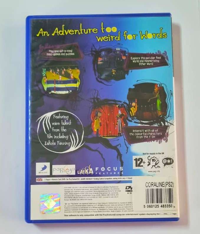 ULTRA RARE Coraline For PS2!!!!