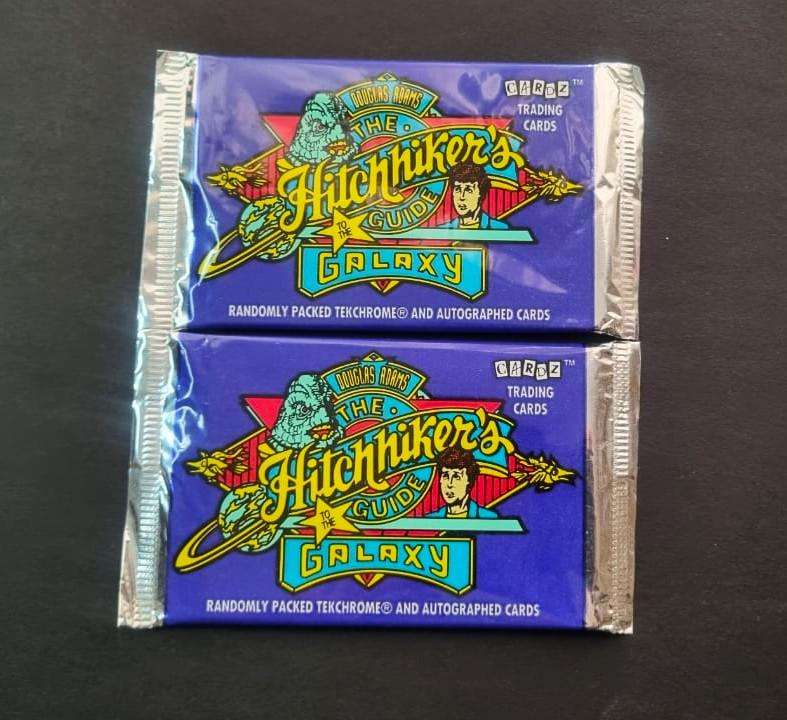 Rare 1994 Hitchhikers Guide To The Galaxy Booster Packs