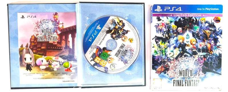 Limited Edition world of final fantasy (ps4)