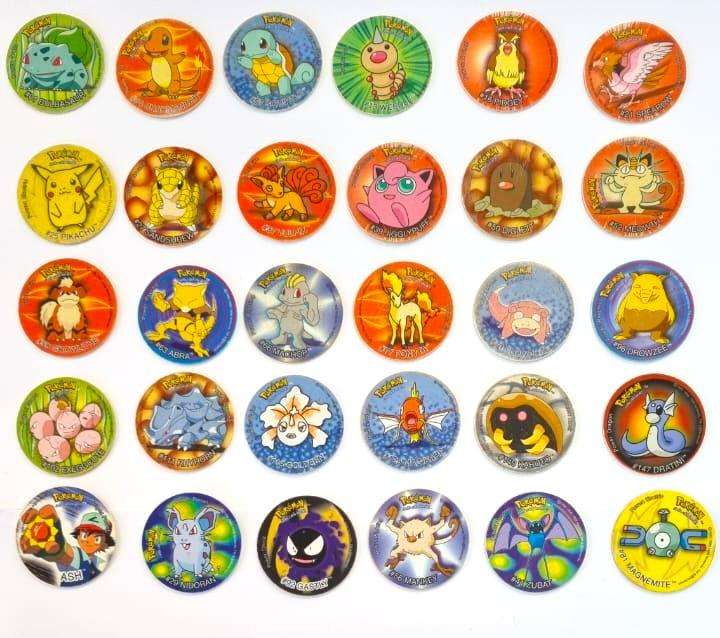 Complete Pokemon series 1 tazo set