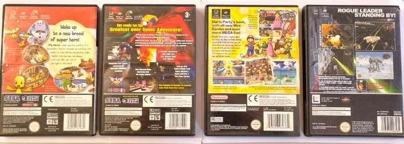 X4 NINTENDO GAMECUBE GAMES