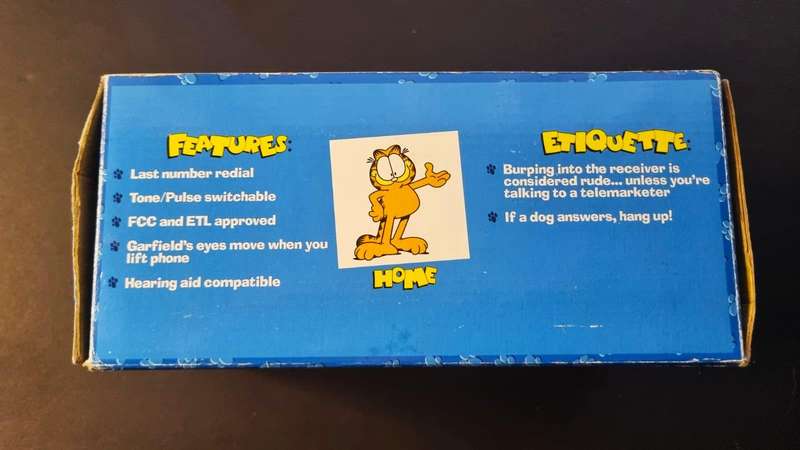 90s Incredibly rare complete in box Gafield Phone
