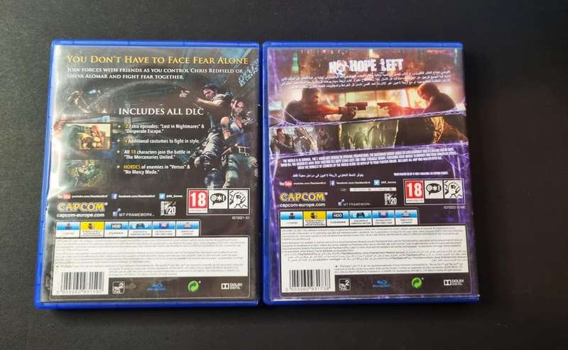 X2 Resident Evil Ps4 Games