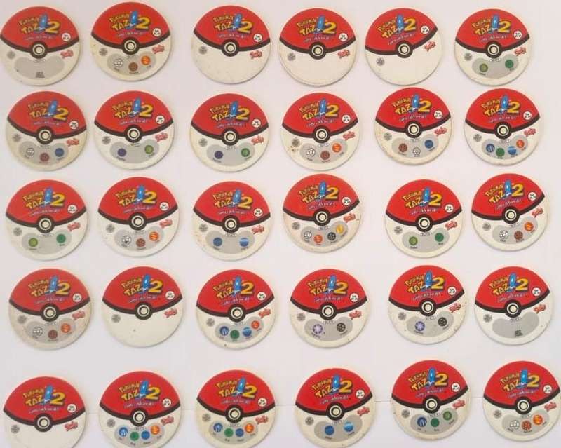 Vintage Great Condition Pokemon Tazos 2 Set