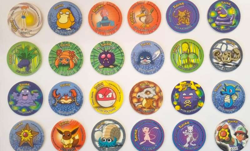 Vintage Great Condition Pokemon Tazos 2 Set