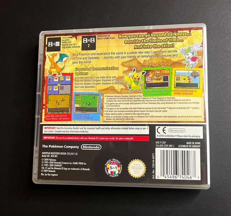 Pokémon Mystery Dungeon: Explorers of Sky (Nintendo DS)