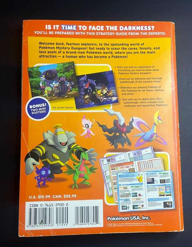 Official Pokémon Strategy Guide  Mystery Dungeon: Explorers of Darkness & Time