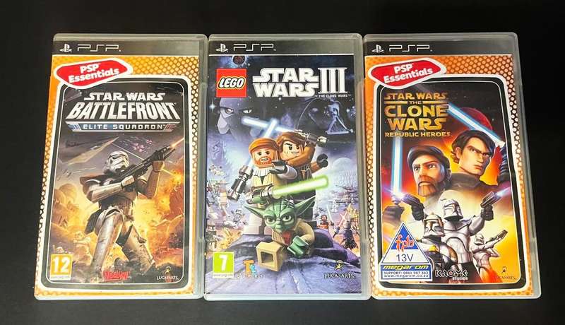 Star Wars PSP Game Lot  Complete in Box (CIB)
