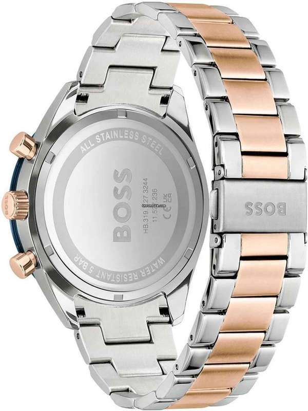 Mens Hugo Boss Santiago 2tone Chronograph Watch 1513937