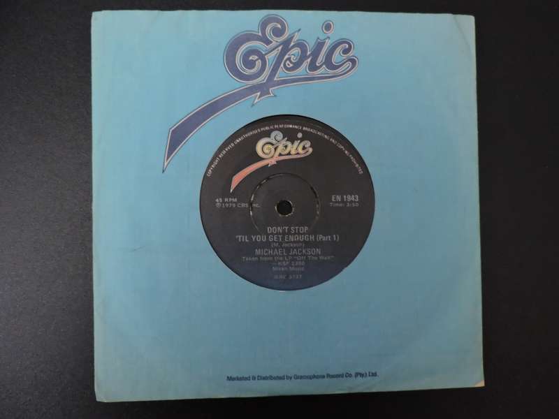 MICHAEL JACKSON - DON'T STOP TILL YOU GET ENOUGH - VG+/VG+