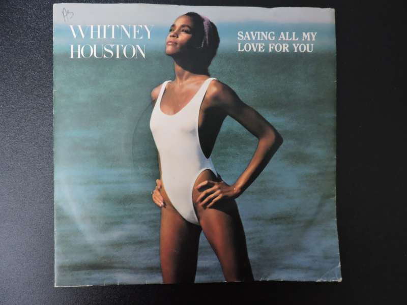 WHITNEY HOUSTON - SAVING ALL MY LOVE FOR YOU - VG/EX-
