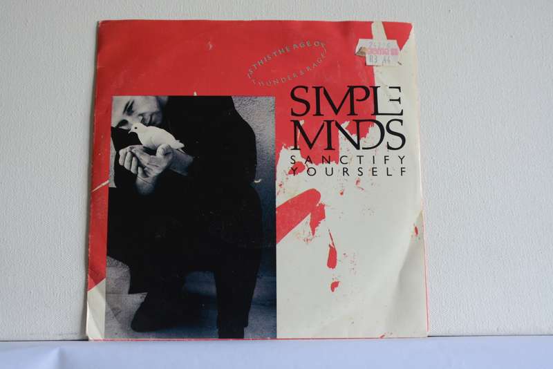 SIMPLE MINDS - SANCTIFY YOURSELF -VG+/VG+