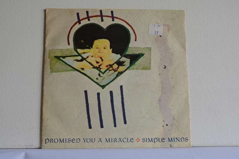 SIMPLE MINDS - PROMISED YOU A MIRACLE -VG+/EX-