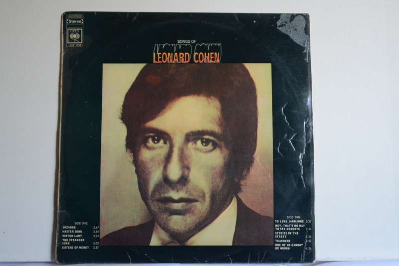 LEONARD COHEN - SONGS OF - VG-/VG