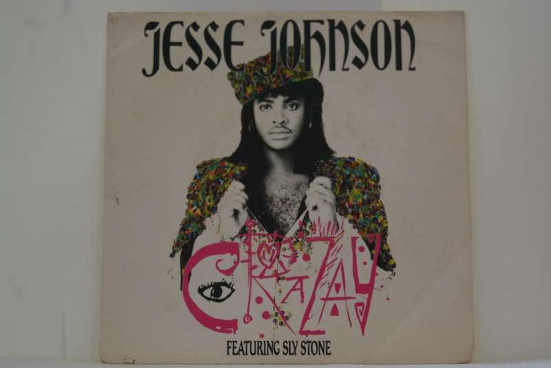 JESSE JOHNSON - CRAZAY FEATURING SLY STONE - VG/EX-